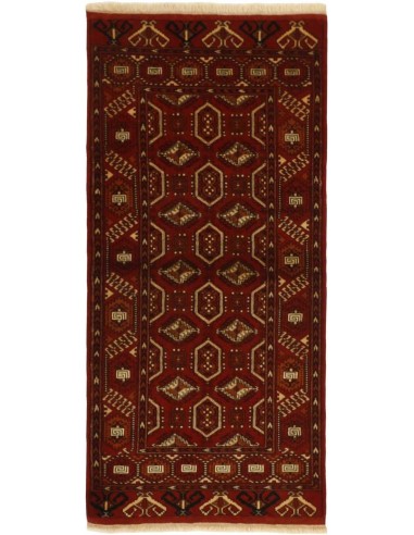 Hand made rug Torkaman Fine Persia cm.84x184