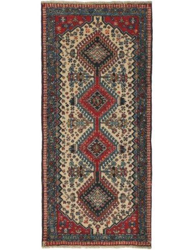 Hand made rug Yalameh Persia cm.64x144