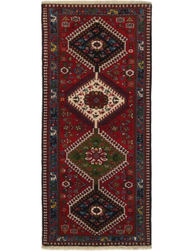 Hand made rug Yalameh Persia cm.63x156