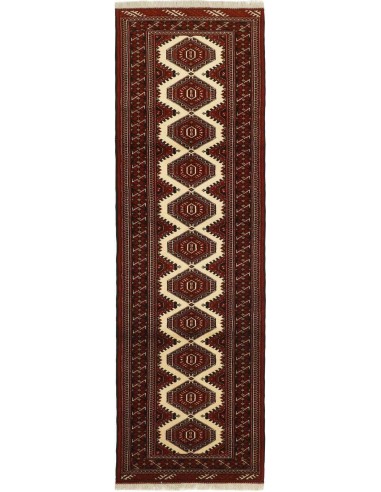 Hand made rug Torkaman Fine Persia cm.84x295