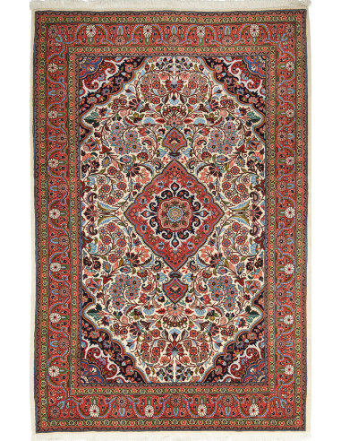 Jahrom Persia terra di siena e grigio chiaro 137x215
