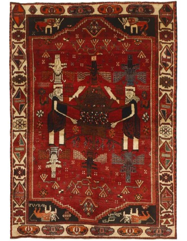 Hand made rug Kashghai Persia cm.138x203