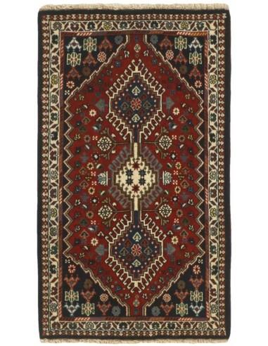 Hand made rug Yalameh Persia cm.61x103