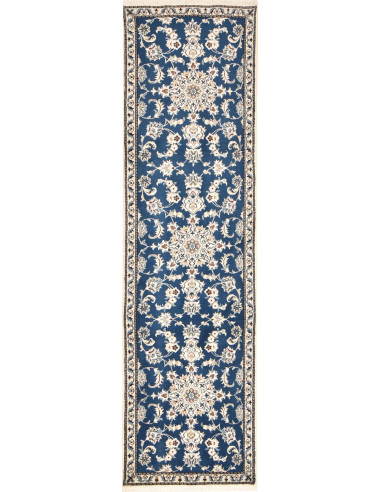 Nain Kashmar Persia grigio chiaro e grigio ardesia scuro 78x288