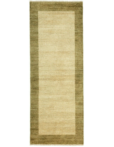 Gabbeh Moderno Pakistan abbronzatura e grigio 75x202