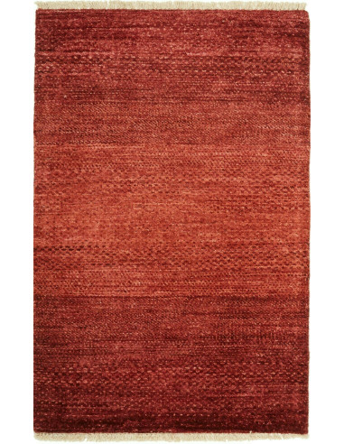 Gabbeh Moderno Pakistan marrone e marrone 61x95