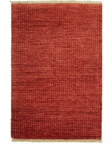 Gabbeh Moderno Pakistan marrone e marrone 59x89