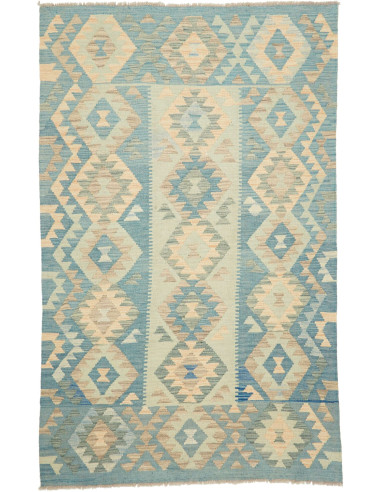 Kilim Pakistan grigio scuro e argento 120x199