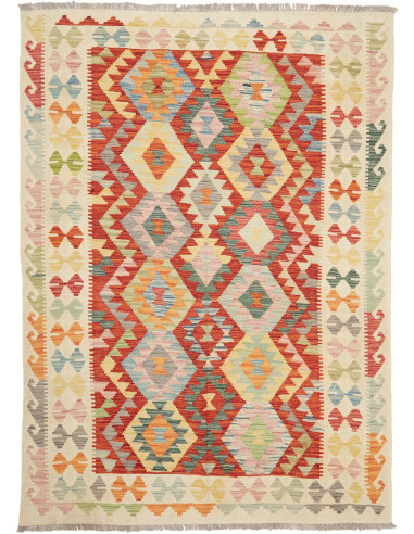 Kilim Pakistan abbronzatura e grano 150x209