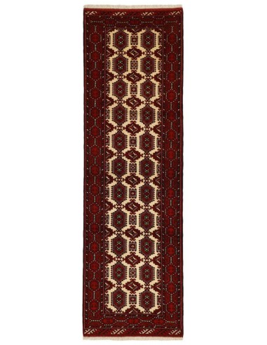 Hand made rug Torkaman Fine Persia cm.84x288
