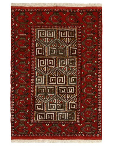 Hand made rug Torkaman Fine Persia cm.87x125