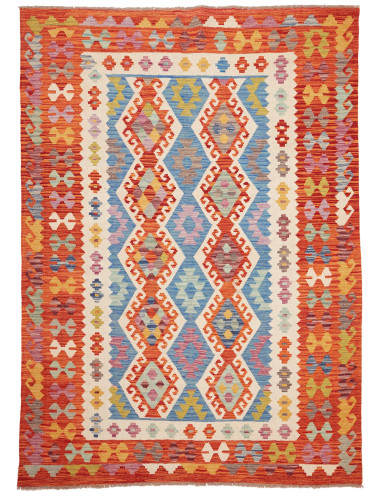 Kilim Pakistan abbronzatura e cioccolato 174x246