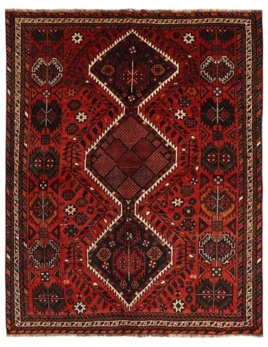 Hand made rug Shiraz Persia cm.169x212