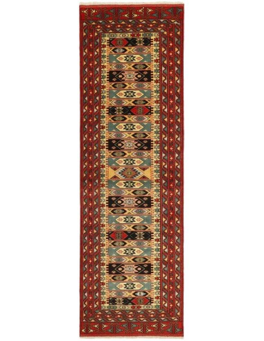 Hand made rug Torkaman Fine Persia cm.86x296