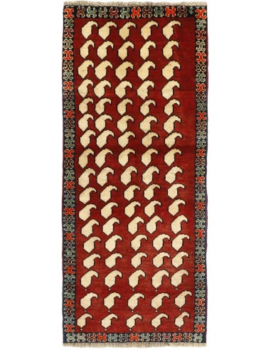 Hand made rug Shiraz Persia cm.62x142