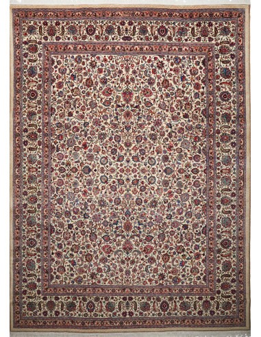 Mashad Fine Persia marrone rosato e grigio tenue 300x403