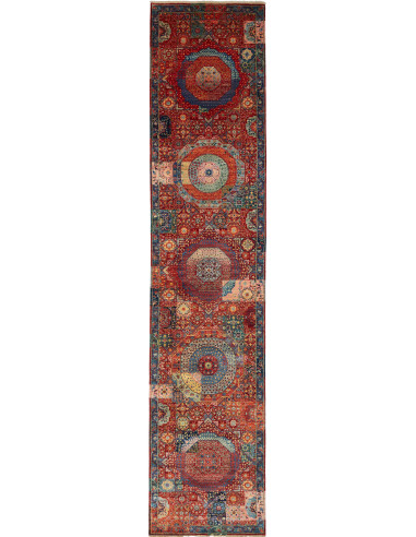 Mamlouk Pakistan terra di siena e grigio scuro 85x393