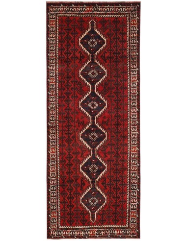 Hand made rug Shiraz Persia cm.103x285