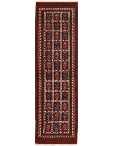 Hand made rug Torkaman Fine Persia cm.81x288