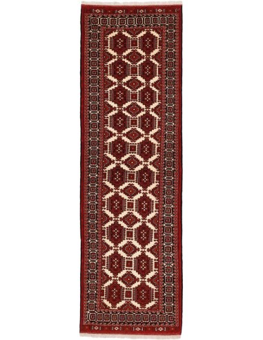 Hand made rug Torkaman Fine Persia cm.84x295