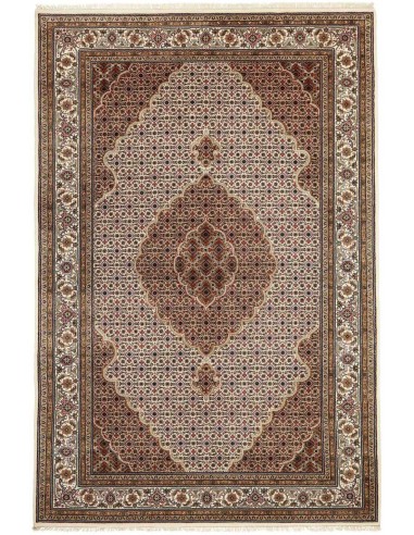 Hand made rug Tabriz Indi India cm.201x303
