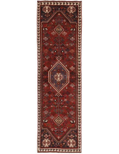Hand made rug Shiraz Persia cm.81x291