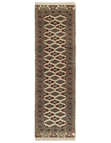 Hand made rug Torkaman Fine Persia cm.87x291