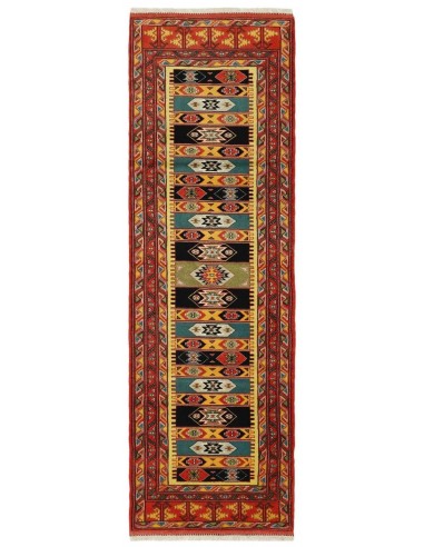 Hand made rug Torkaman Fine Persia cm.86x281