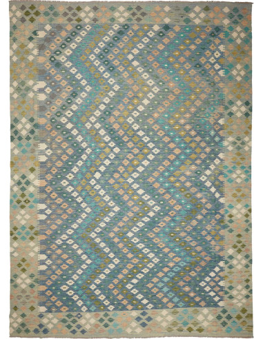 Kilim Pakistan grigio e gainsboro 248x340
