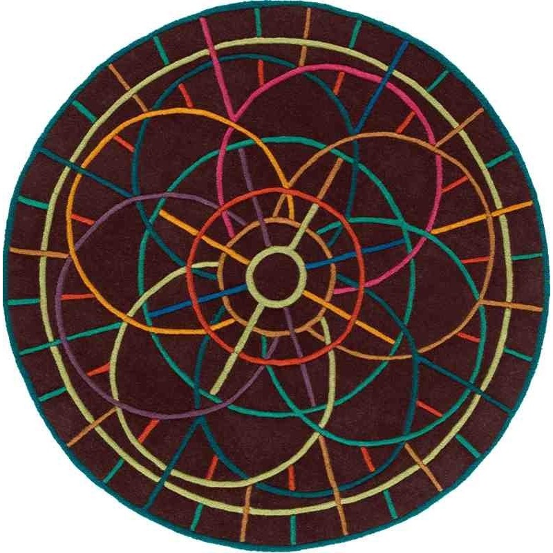 Carpet PORTOFINO SITAP MULTI 130 ROTONDO LANA geometrico da EUR 328.18