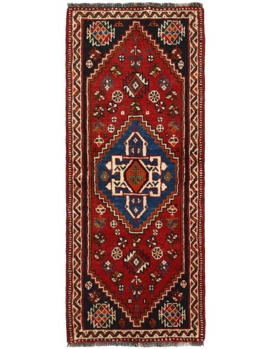 Hand made rug Shiraz Persia cm.64x158