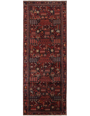 Hand made rug Shahsavan Persia cm.151x405