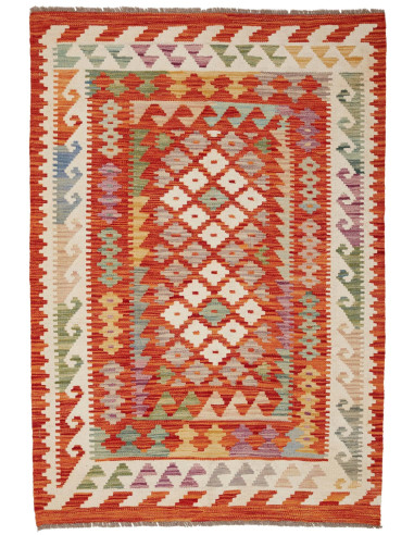 Kilim Pakistan abbronzatura e marrone 100x147
