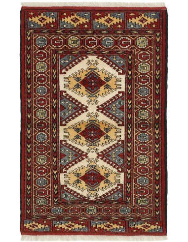 Hand made rug Torkaman Fine Persia cm.80x124