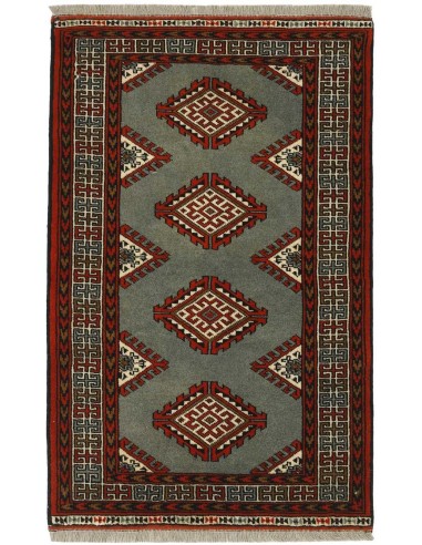 Hand made rug Torkaman Fine Persia cm.81x127