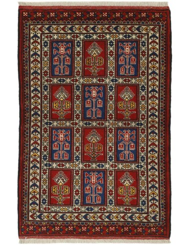 Hand made rug Torkaman Fine Persia cm.85x129