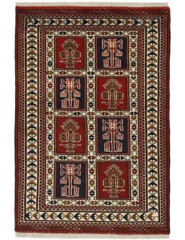 Hand made rug Torkaman Fine Persia cm.86x125