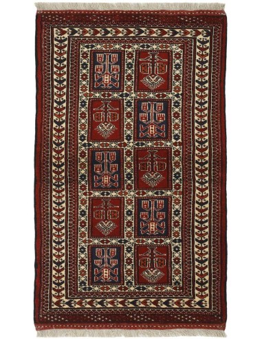 Hand made rug Torkaman Fine Persia cm.80x128