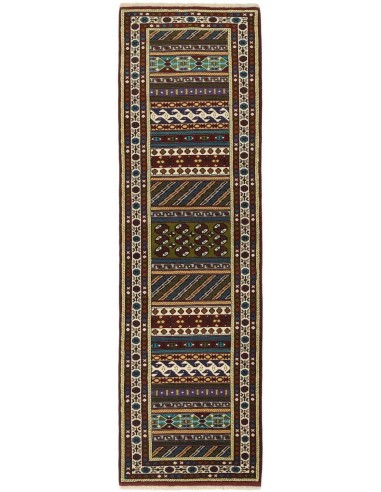 Hand made rug Torkaman Fine Persia cm.86x281