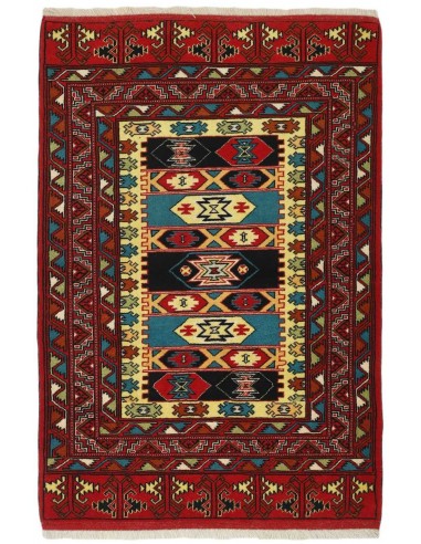 Hand made rug Torkaman Fine Persia cm.89x128