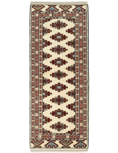 Hand made rug Torkaman Fine Persia cm.83x201
