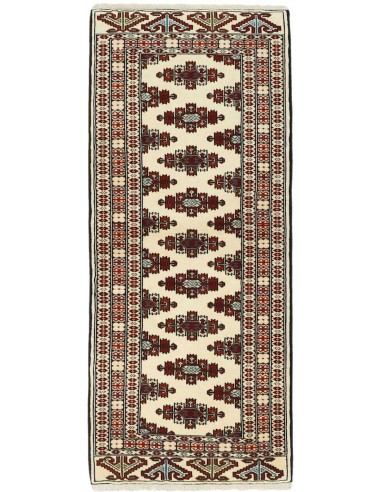 Hand made rug Torkaman Fine Persia cm.87x202