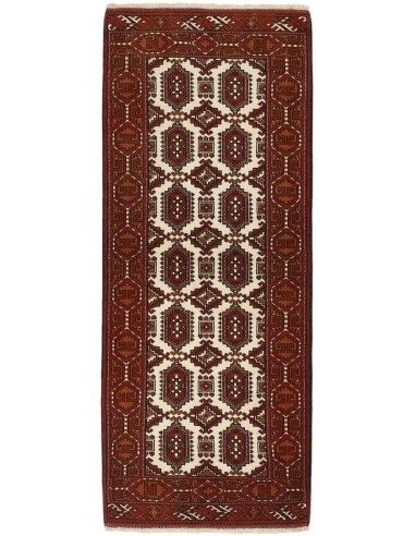 Hand made rug Torkaman Fine Persia cm.85x207