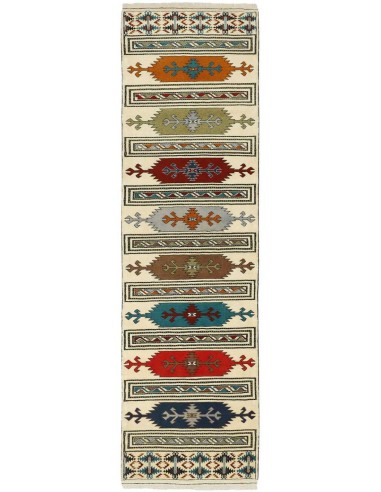 Hand made rug Torkaman Fine Persia cm.83x288