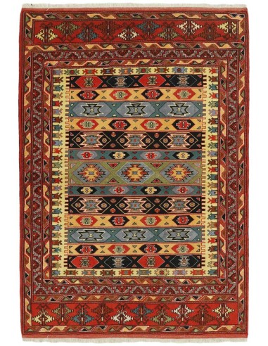 Hand made rug Torkaman Fine Persia cm.141x197