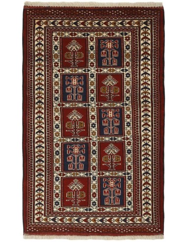 Hand made rug Torkaman Fine Persia cm.80x125