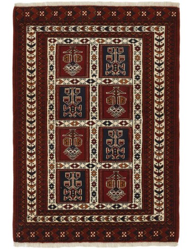 Hand made rug Torkaman Fine Persia cm.86x122