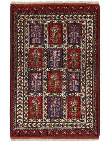 Hand made rug Torkaman Fine Persia cm.85x127