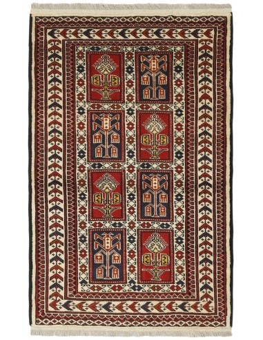Hand made rug Torkaman Fine Persia cm.82x125