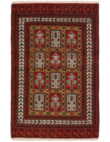 Hand made rug Torkaman Fine Persia cm.86x130
